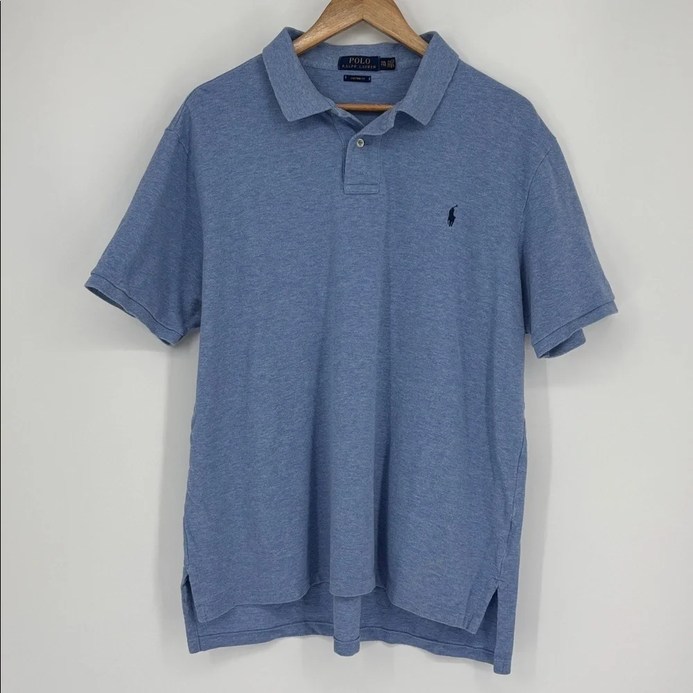 Polo Ralph Lauren Custom Fit Short Sleeve Polo Shirt Men’s Size XXL Light Blue